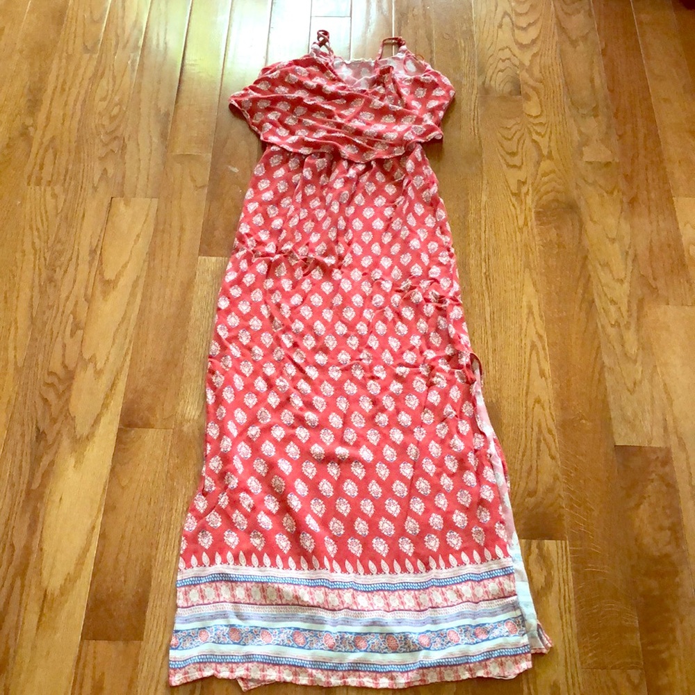 Pink Floral Maxi